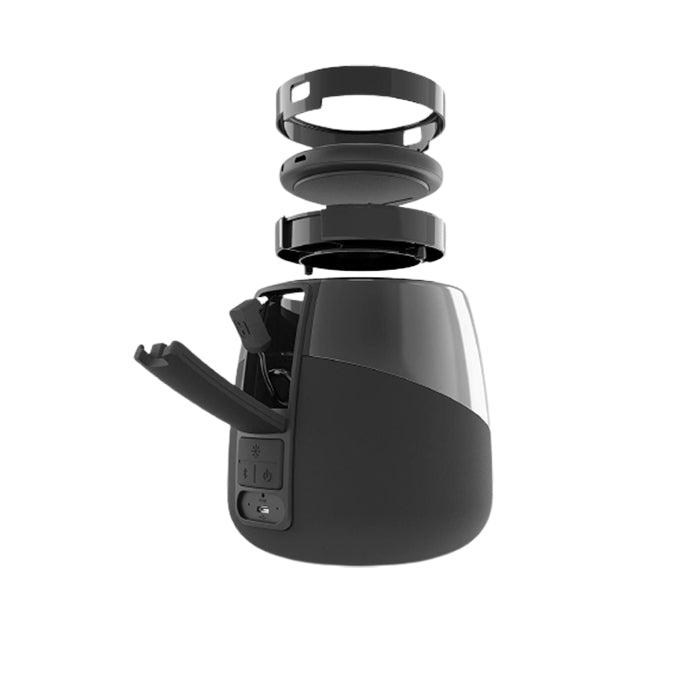 iHome iAV5v2 Bluetooth Rechargeable Speaker with 5 Changing Color Mode for Amazon Echo (2nd Generation) (Black)