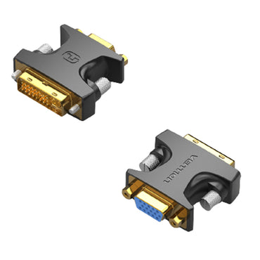 Vention 1080p 60Hz DVI (24+5) Male to VGA Female Gold Plated Video Adapter for PC, TV, Monitors, Projectors