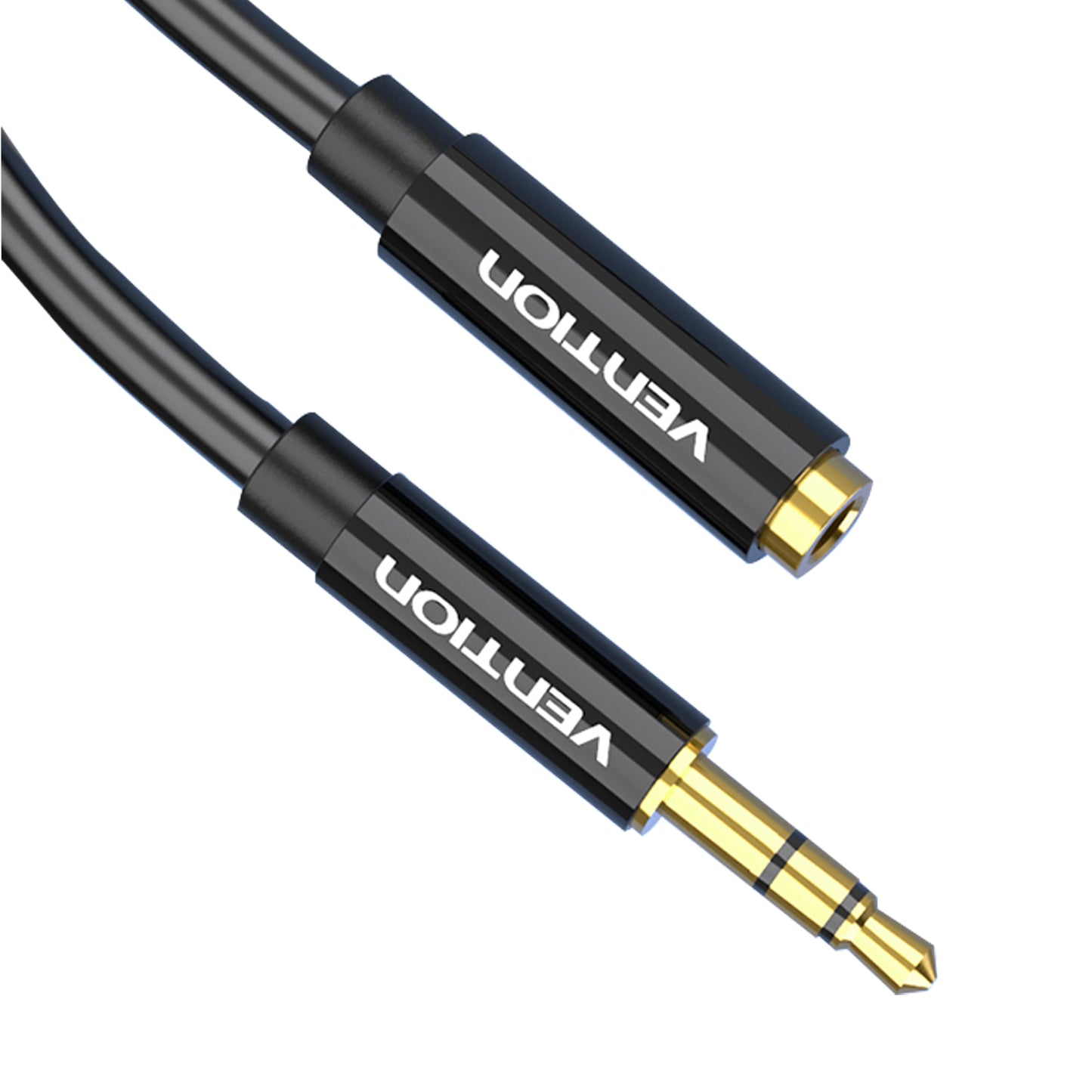 Vention TRS 3.5mm Female to TRS 3.5mm Male 1-Meter Gold Plated (BBZ) Audio Cable for PC, Laptops, Mobile Phones, Earphones, Speakers