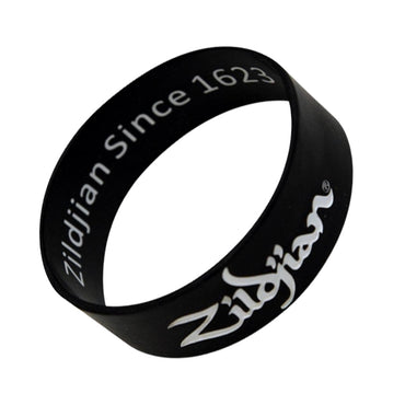 Zildjian Silicone Wristband Bracelet Baller for Drummers and Musicians (Black) | T4543