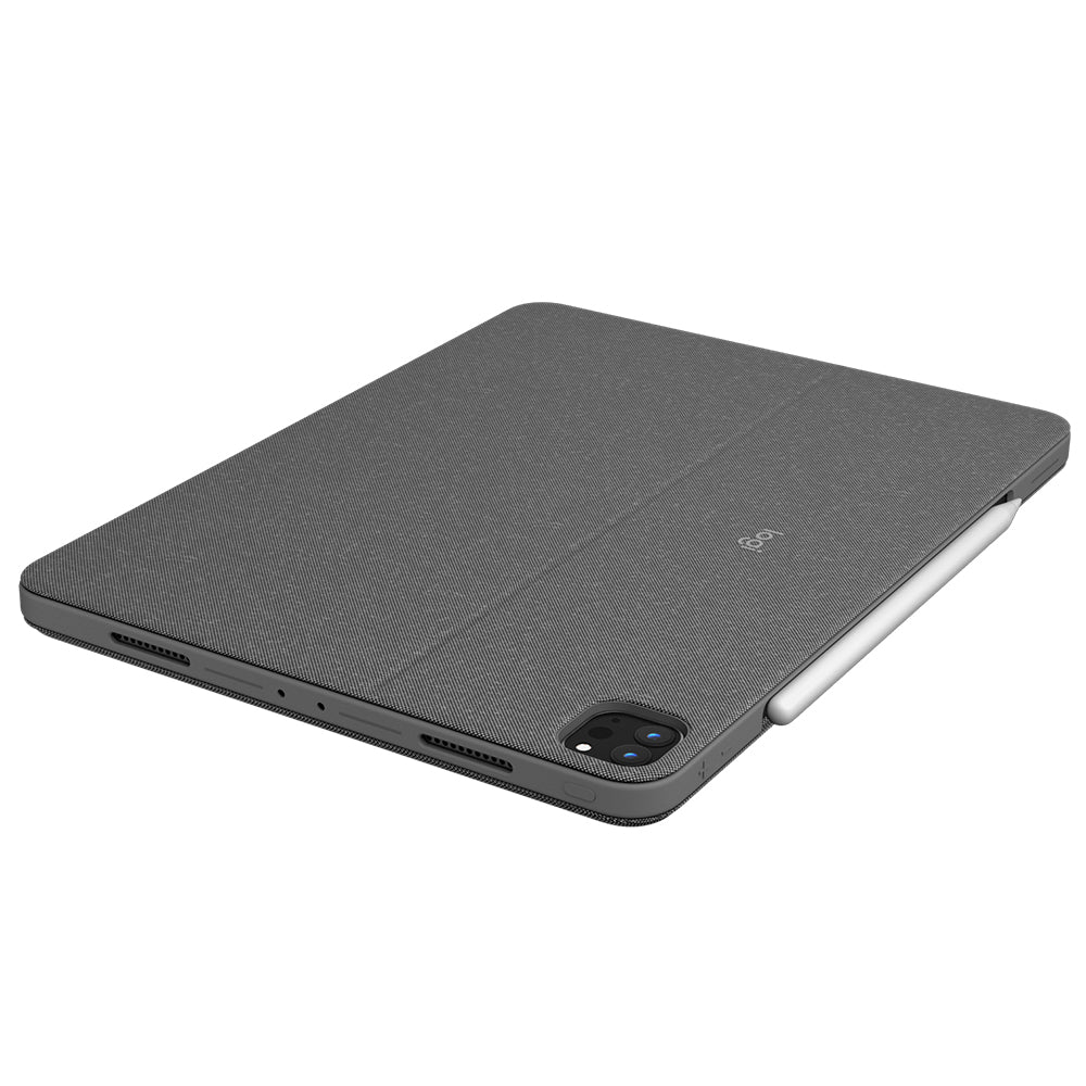 Logitech Combo Touch Detachable Backlit Keyboard Case with Trackpad and Smart Connector Technology for iPad Pro 12.9" (5th Gen - 2021) (OXFORD GRAY)