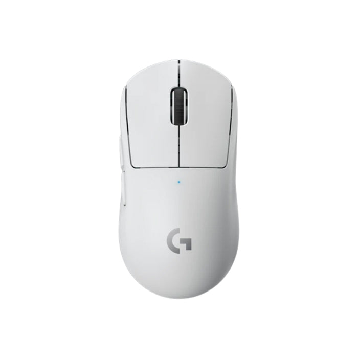 Logitech G Pro X Superlight Wireless Gaming Mouse, HERO 25k Sensor 25,600 DPI 5 Programmable Buttons and Long Battery Life (Black, White)
