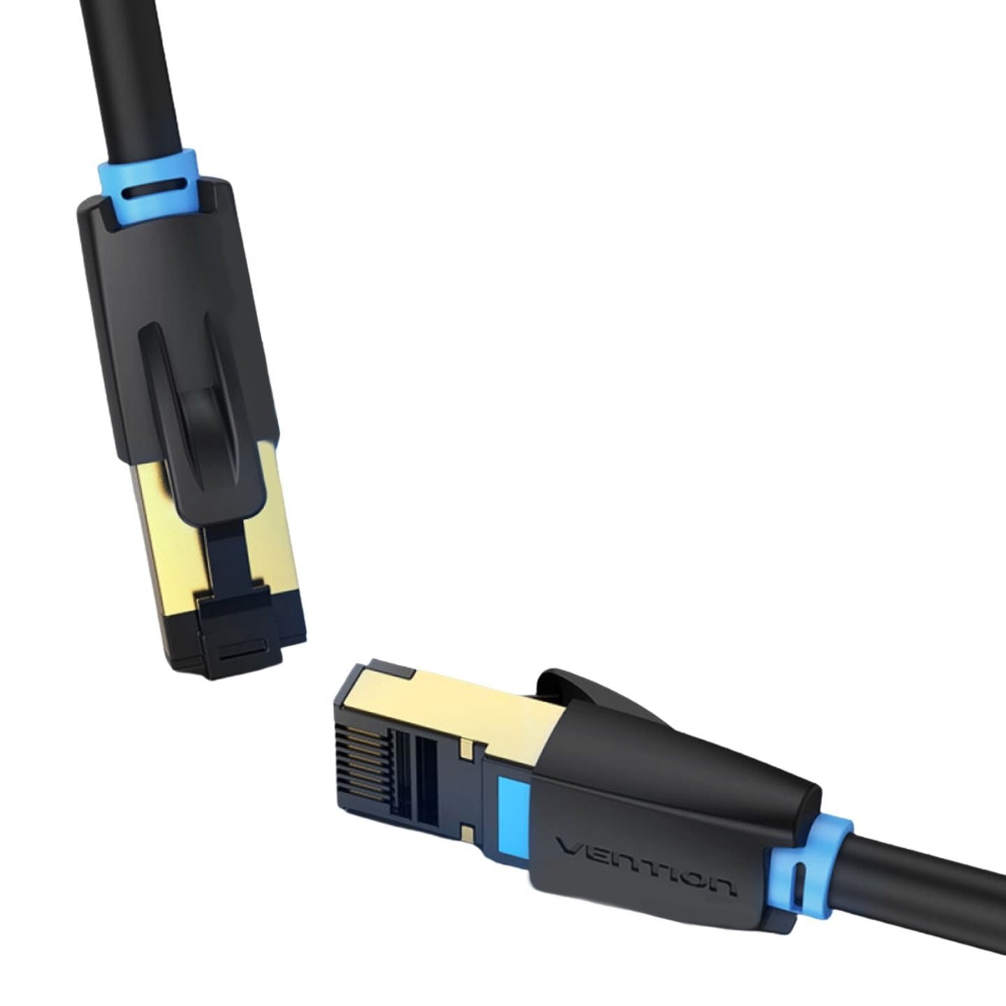 Vention CAT8 Ethernet Round Cable SSTP 40Gbps 2000MHz Super Speed LAN Network Wire Cord for Internet Router PC Modem