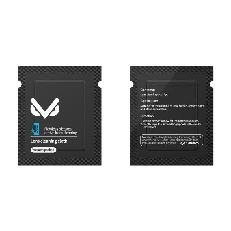 VSGO V-CL01E Microfiber Cleaning Cloths 20pcs for Cameras, Lens, Glasses, Eyeglasses, Cell Phone, etc.