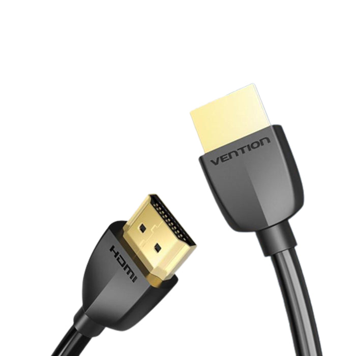 Vention FHD 4K 60Hz Portable HDMI 2.0 Male to Male 3-Meters Gold-Plated Video Cable (AAIBI) with Audio/Video Sync, 18Gbps Bandwidth Transmission and 3D Visual Support