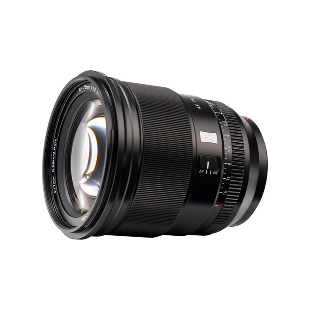 Viltrox PRO Series AF 75mm f/1.2 XF Prime Lens APS-C Format with STM Autofocus Motor and AF/MF Switch for Fujifilm X-Mount Mirrorless Cameras