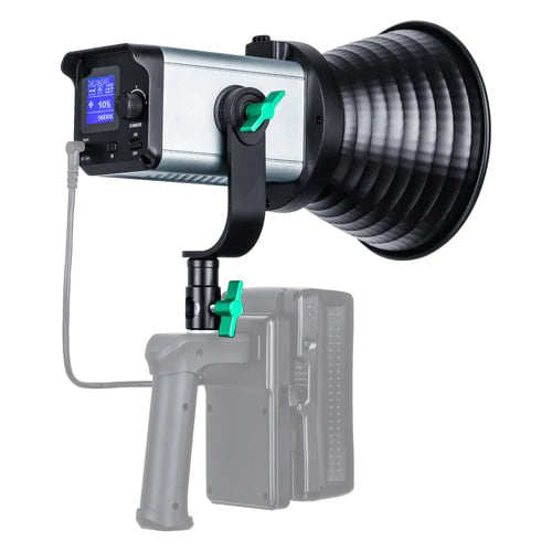 VILTROX NINJA 10B LED 120W Bi-Color Handheld COB Studio Fill Light with 2800K~6800K Color Temperature, 10 Lighting Effect Presets and Mobile APP Control for Mobile and Studio Photography