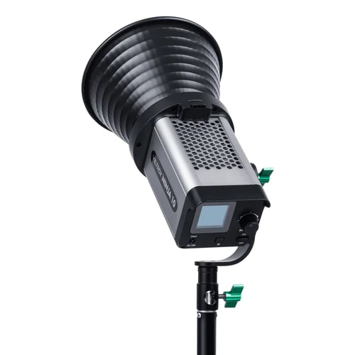 VILTROX NINJA 10B LED 120W Bi-Color Handheld COB Studio Fill Light with 2800K~6800K Color Temperature, 10 Lighting Effect Presets and Mobile APP Control for Mobile and Studio Photography