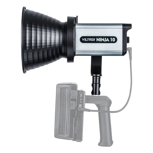 VILTROX NINJA 10 LED 120W Daylight Handheld COB Studio Fill Light with 5600K Color Temperature, 6 Lighting Effect Presets and Mobile APP Control for Mobile and Studio Photography