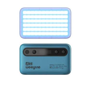 Viltrox S05 Blue RGB LED Portable Light Panel 2000mAh USB Type C 5W Full Color with App Support for Video, Photography