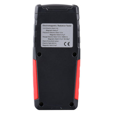 Wintact by Benetech WT3121 Electromagnetic Radiation Tester Monitoring Meter with LCD Color Display, Sound and Light Alarm for Product Protection Tests (Black)