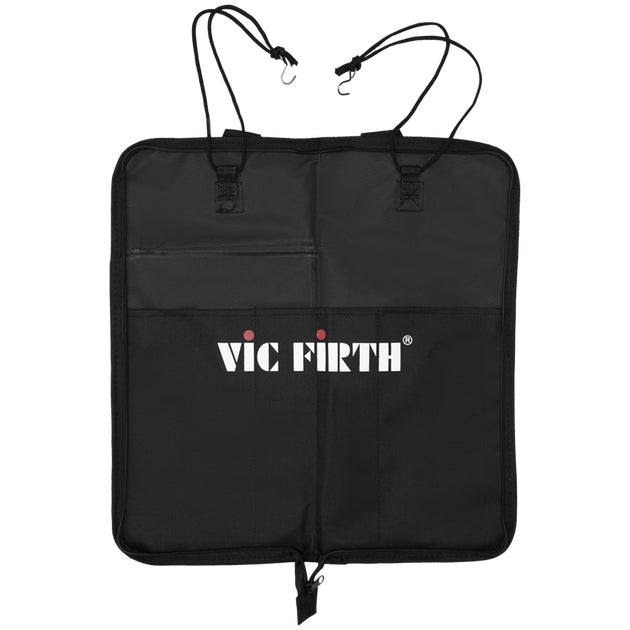 Vic Firth Basic Stick Bag Nylon Carrying Case for Drumsticks, Drum Brushes, and Percussion Mallets (Holds 12 Pairs of Sticks plus 2 Extra Accessory Pockets)
