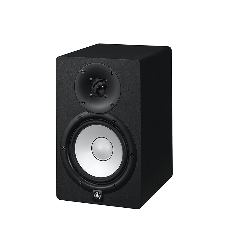 Yamaha HS7 HS7W 6.5" 95W 2-Way Bass Reflex Powered Studio Monitor Passive Speaker w/ Bi-Amplified Nearfield Monitoring, XLR 3 Pin and 3.5mm TRS AUX Inputs and Room and High Trim Controls for Audio Production and Recording (Black, White)