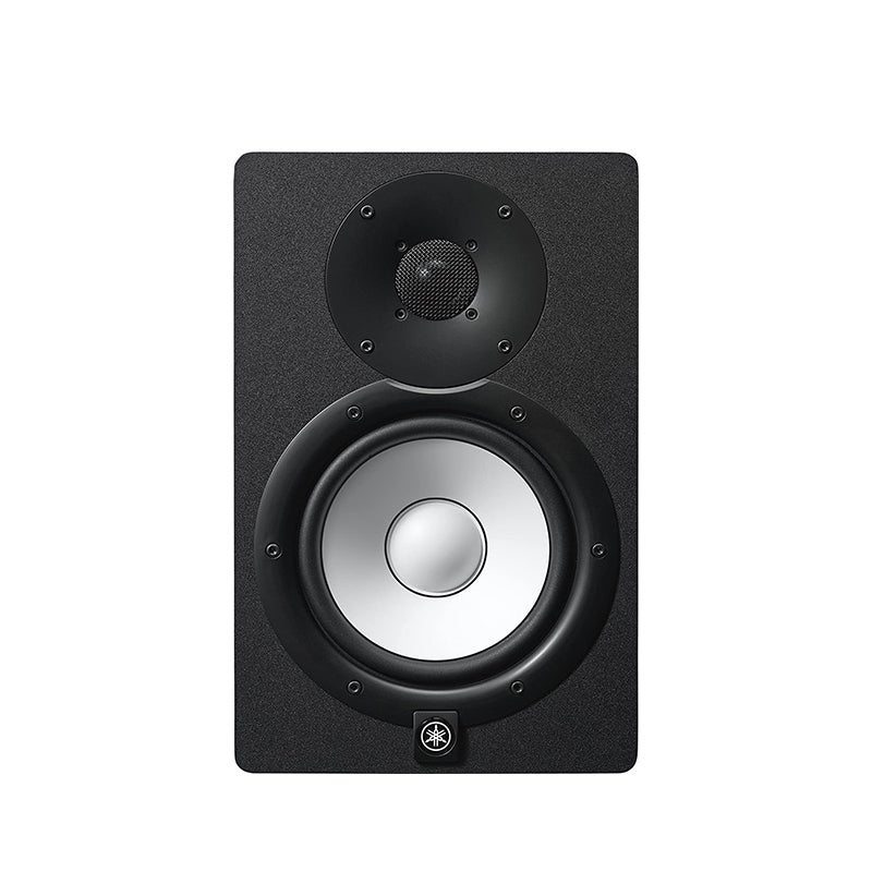 Yamaha HS7 HS7W 6.5" 95W 2-Way Bass Reflex Powered Studio Monitor Passive Speaker w/ Bi-Amplified Nearfield Monitoring, XLR 3 Pin and 3.5mm TRS AUX Inputs and Room and High Trim Controls for Audio Production and Recording (Black, White)