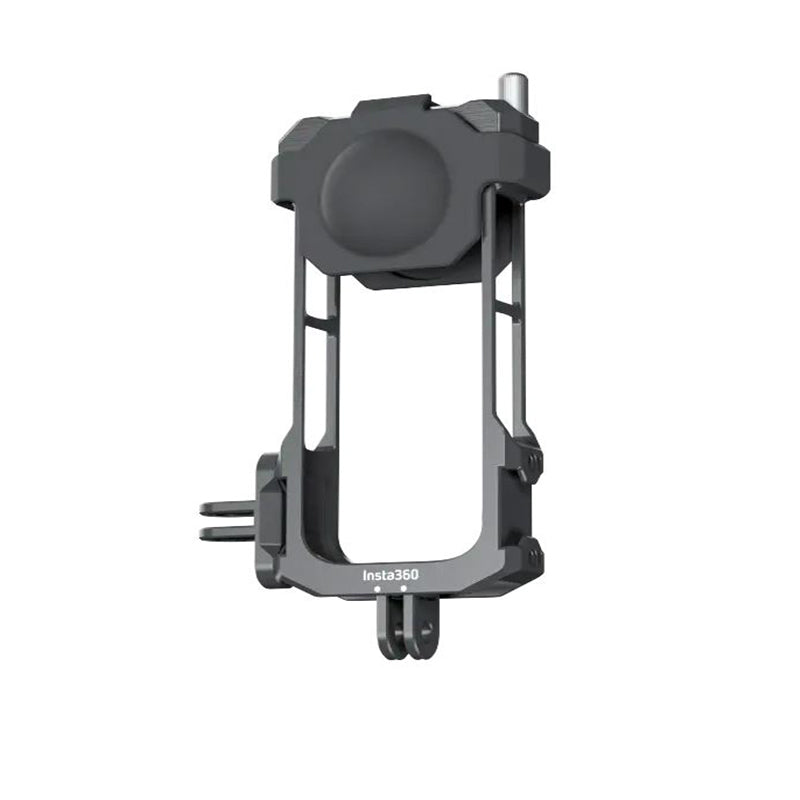 Insta360 X3 Series Utility Protective Frame with Foldout Two-Prong Vertical Mount Point and Cold Shoe Mount for Action Camera | CINSBAQ/F