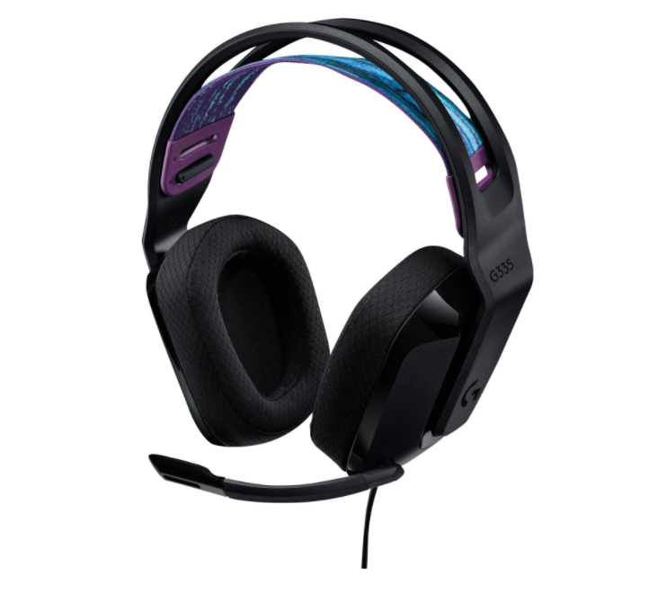 Logitech G335 Wired Gaming Headset with 3.5 mm Audio Jack for PC, Xbox, PlayStation and Mobile Device (Black, White)