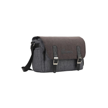Eirmai Camera Messenger Bag Sling Travel Case (fits 1 DSLR, 2 Lenses, Accessories, and Tripod) (EMB-SS08) (Gray)