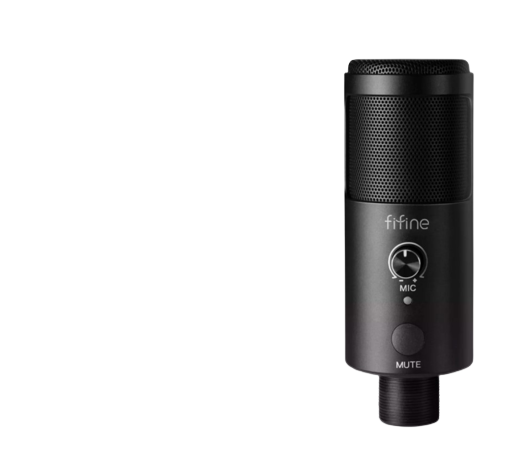 Fifine F4 Plug and Play USB Microphone Suitable for Mac OS, Windows Perfect for Studio, Podcasting, Youtube & Vlogging