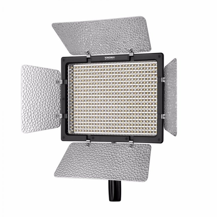 Yongnuo YN600 II YN600LED II Bi-Color LED Studio Video Light Panel with Adjustable Color Temperature 3200-5600K for Photography Studio Livestream Vlog Youtube