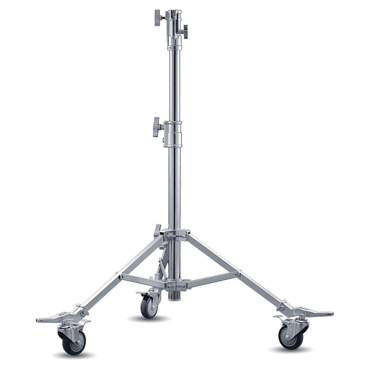 Godox SA5045 Heavy-Duty Steel Roller Stand with Braked Wheels, 40kg Max Load Capacity, Up to 177" Height, 1-1/8" Receiver, Retractable 5/8" Pin for Photography Supporting Gear