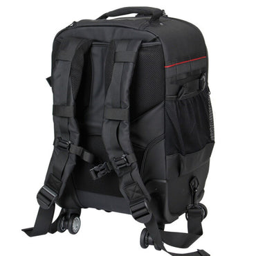 Eirmai Waterproof Shockproof Travelling Camera Backpack with 4-Wheel Trolley Case for DSLR Cameras and Electronic Equipment (EMB-DC420T)