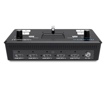 Feelworld LIVEPRO L1 V1 USB3.0 Multi-Format Video Mixer & Switcher with 4x HDMI Inputs for Multi Camera Productions for Real-Time Live Streaming
