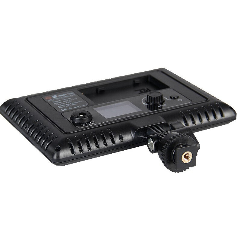 Eirmai YB-J10 12W LED Light 3200-5600k Adjustable Color Temperature with LCD Display for Photo and Video Lighting