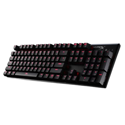 HyperX Alloy FPS Mechanical Gaming Keyboard with Red LED Backlit Keys and Built-In USB Charge Port