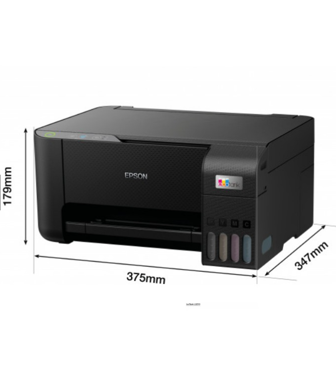 Epson L3210 3-in-1 Multifunctional EcoTank Printer with Epson Heat-Free Technology for Printing, Scanning and Copying