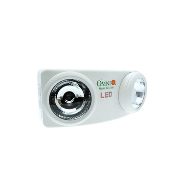OMNI AEL-390 SMT LED Swivel Head Automatic Emergency Light 2x1W 4V with 6 Hours Performance Time, 20 Hours Charging Time