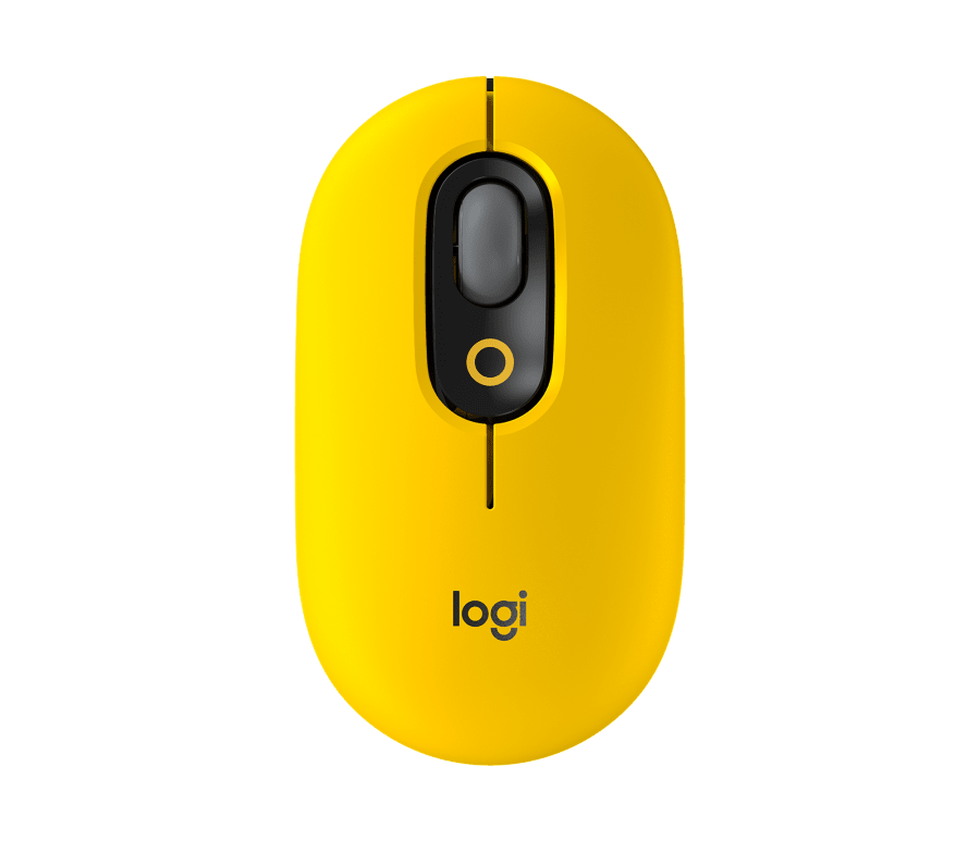 Logitech POP Wireless Mouse Cute and Colorful with Custom Emoji Button for Computer PC Laptop Tablet (Pink, Purple, Yellow)