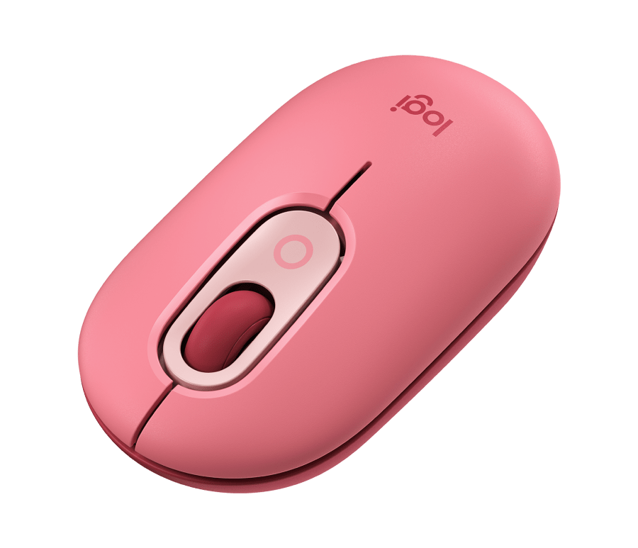 Logitech POP Wireless Mouse Cute and Colorful with Custom Emoji Button for Computer PC Laptop Tablet (Pink, Purple, Yellow)
