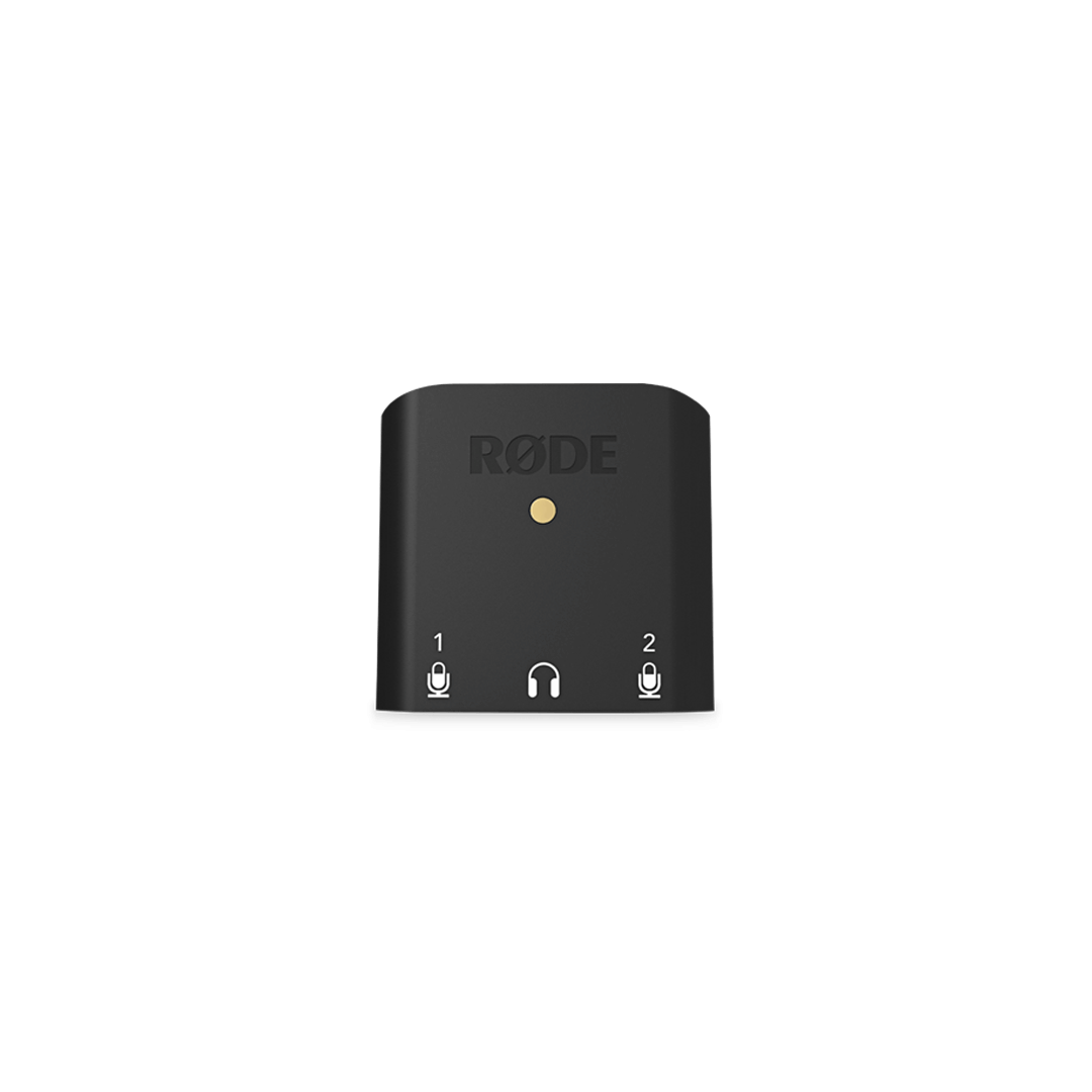 RODE AI-Micro Ultracompact 2x2 USB Type-C Audio Interface with 3.5mm Input, USB-A, USB-C, Lightning Cable for Mobile and PC Podcasting