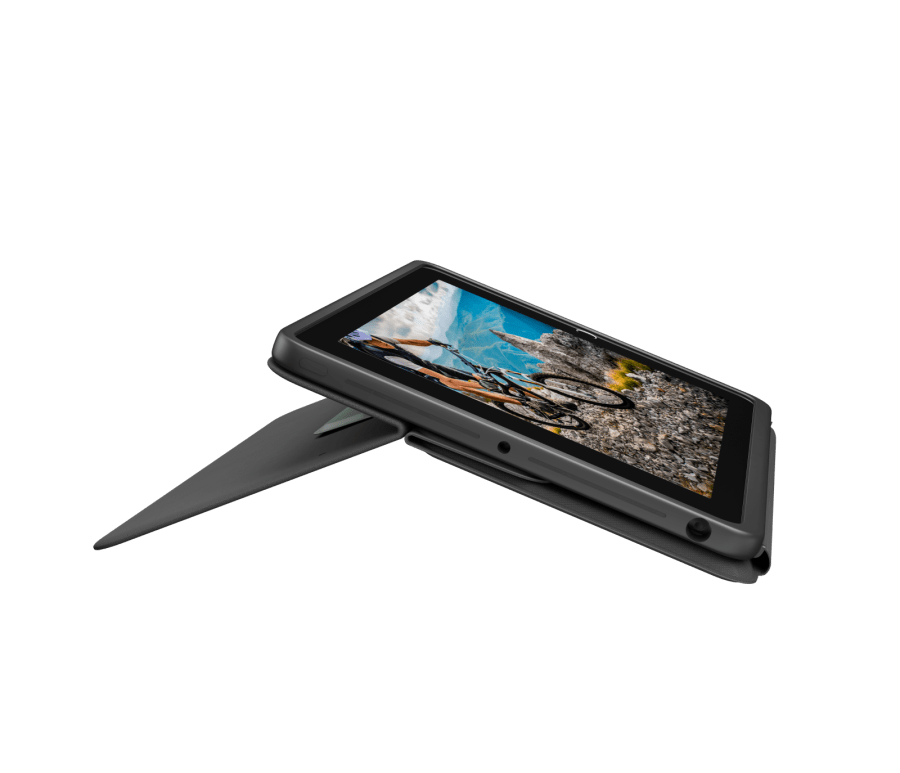 Logitech Rugged Folio Protective Keyboard Case for iPad (7th, 8th, 9th) with Smart Connector and Durable Spill-Proof Keyboard Seal