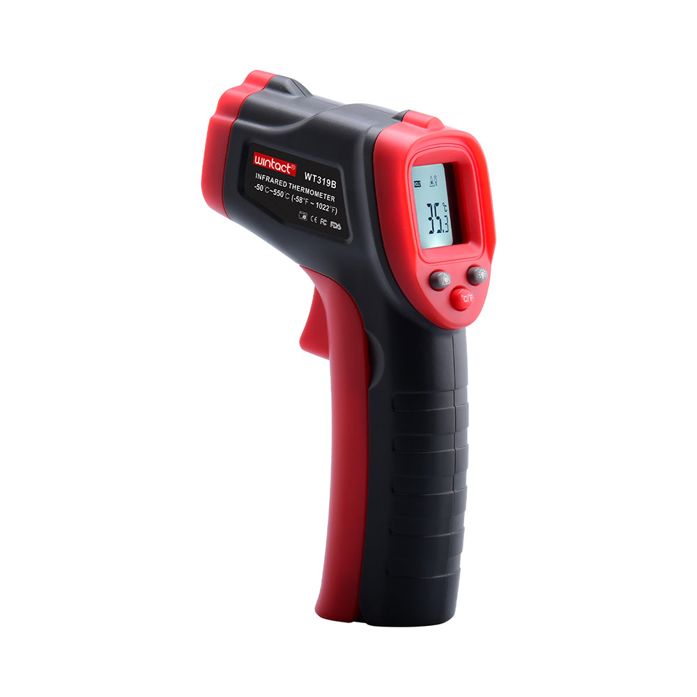 Wintact by Benetech WT319 Contactless Infrared Digital Thermometer with Built-In Laser Guiding Sights for Cooking and Industrial Repair
