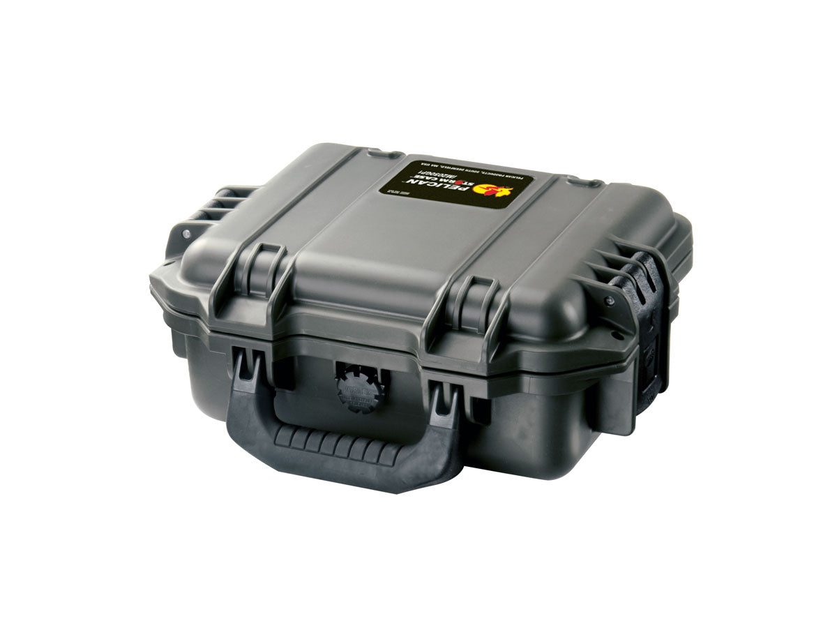 Pelican iM2050 GoPro Protector Storm Case Airtight and Watertight Hard Casing with Foam and Attached Vortex Valve for GoPro HERO Action Camera Gear (GP1 / GP2) (Black)