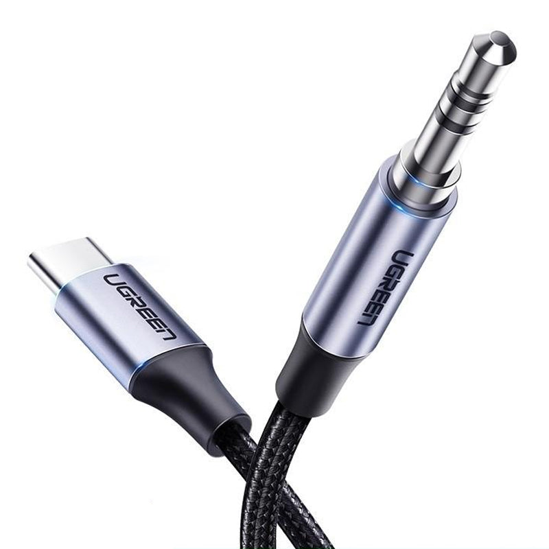 UGREEN USB-C Male to 3.5mm AUX Male High Fidelity Audio Cable with Nylon Braiding Cord for Smartphones and Music Players (1M) | 30633