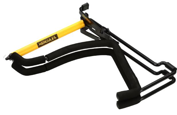 Hercules TravLite Foldable Guitar Stand Lightweight Sturdy Compact for Acoustic Guitars & Vihuelas (GS301B)