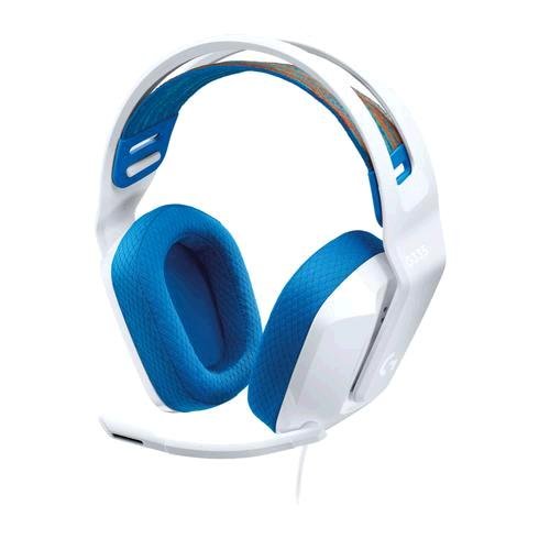 Logitech G335 Wired Gaming Headset with 3.5 mm Audio Jack for PC, Xbox, PlayStation and Mobile Device (Black, White)