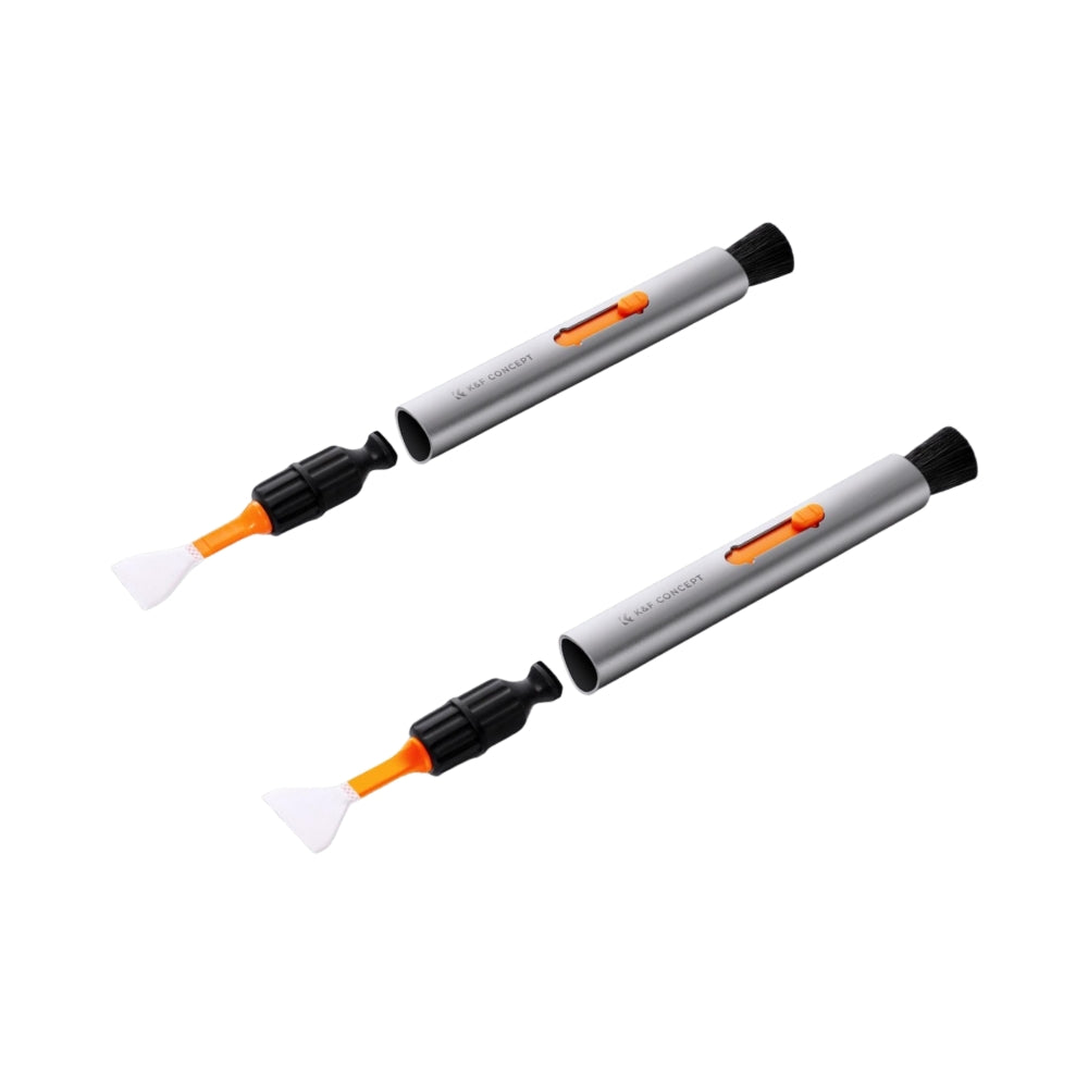K&F Concept Interchangeable Camera Cleaning Pen Kit with Silicone Head & Sensor Cleaning Swab for APS-C / Full Frame Cameras | SKU-1899, SKU-1900