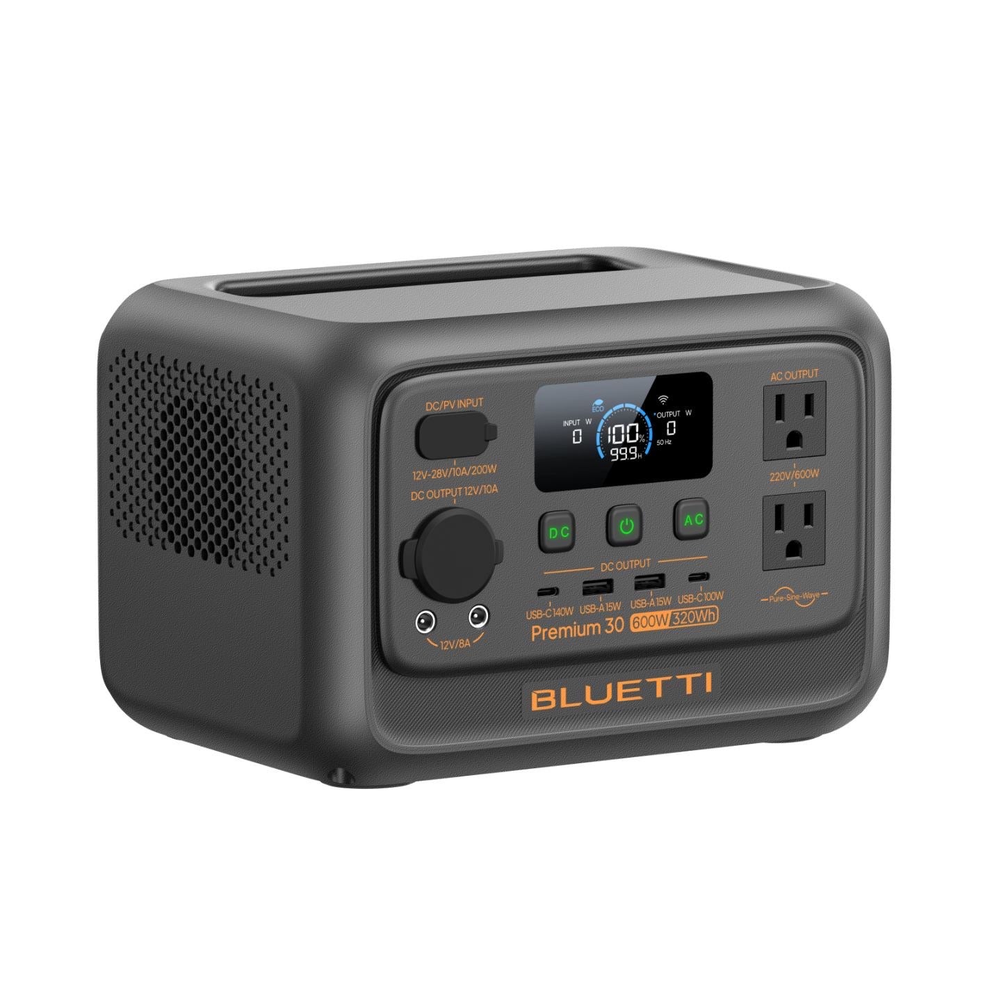 BLUETTI Premium 30 V2 600W Portable Power Station