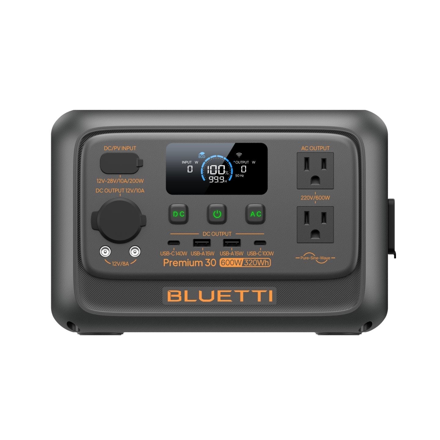 BLUETTI Premium 30 V2 600W Portable Power Station