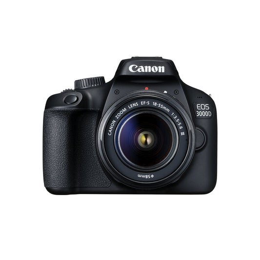 Canon EOS 3000D DSLR Camera Kit with EF-S 18-55mm III Lens with APS-C Format, CMOS Sensor, Wifi Supported for Photo and Video