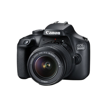 Canon EOS 3000D DSLR Camera Kit with EF-S 18-55mm III Lens with APS-C Format, CMOS Sensor, Wifi Supported for Photo and Video