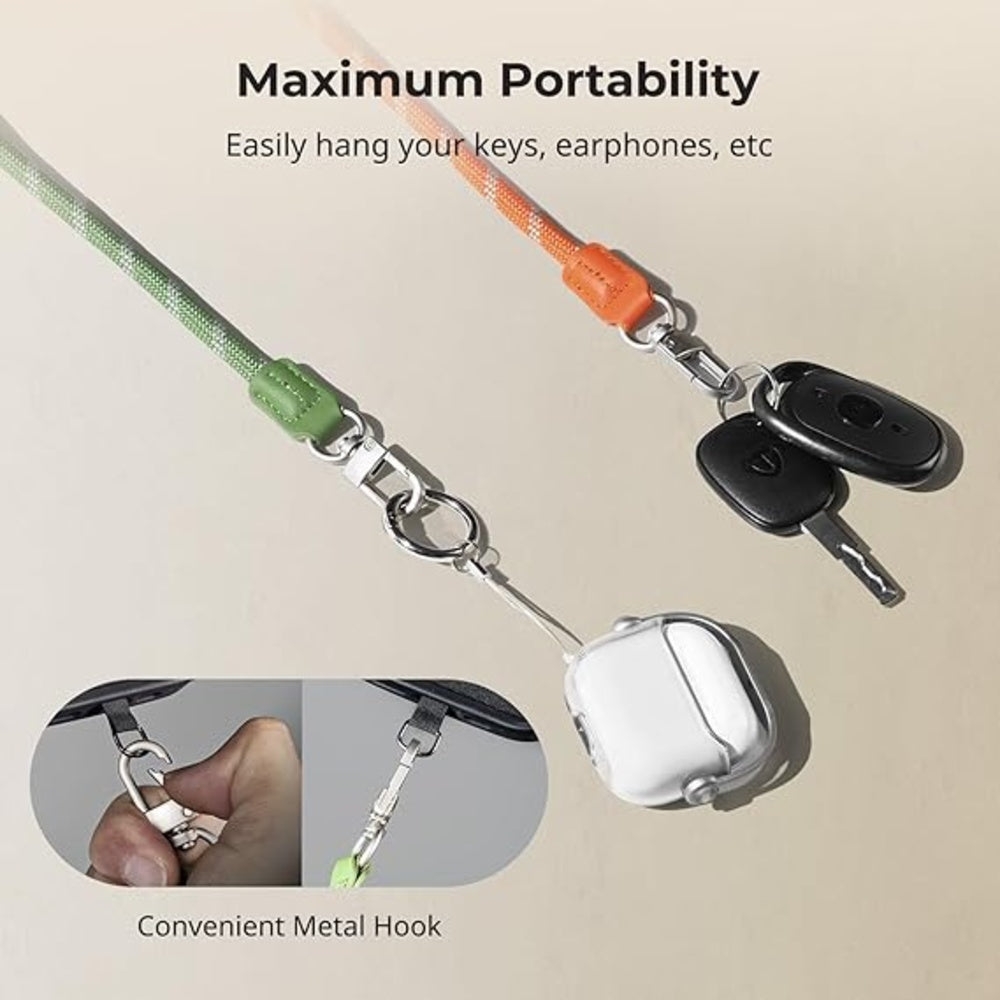 SmallRig FilMov Phone Wrist & Shoulder Strap with Adjustable Leather & Nylon Lanyard for iPhone, Samsung Smartphones | Hands-Free, Tool-Free, Universal Compatibility | 4989 | 4990 | 5300 | 5301 | 5302 | 5303
