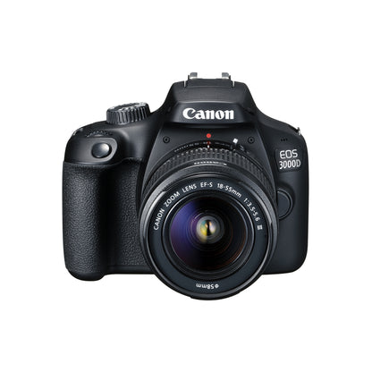 Canon EOS 3000D DSLR Camera Kit with EF-S 18-55mm III Lens with APS-C Format, CMOS Sensor, Wifi Supported for Photo and Video