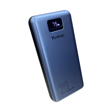 [CLEARANCE] Yoobao LC6 PRO 20000mAh Portable Powerbank with LED Display, PD20W Power Delivery with Built-in 22.5W Two-Way Quick Charge Type C and Lightning Cable (White)