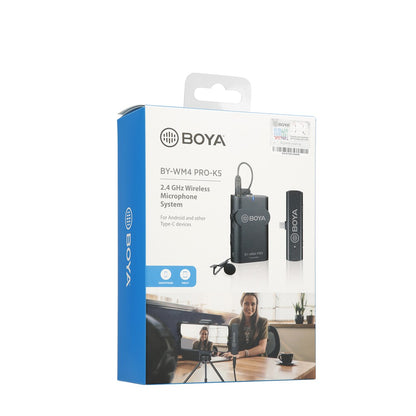 [CLEARANCE] Boya BY-WM4 PRO K5 Dual-Channel Digital Wireless Microphone System for Android and other Type-C Devices
