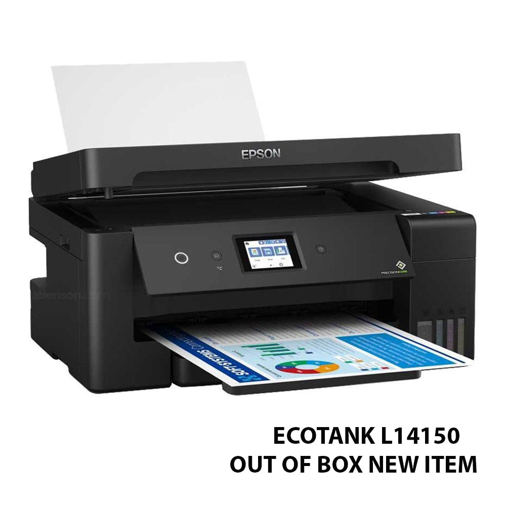 Epson EcoTank L14150 A3+ Auto Duplex All-in-One Refillable Ink Tank Borderless Colored Inkjet Printer with Print, Scan, Copy, and Fax Function with USB 2.0, Wi-Fi / Wi-Fi Direct, and Ethernet Connection for Home and Commercial Use