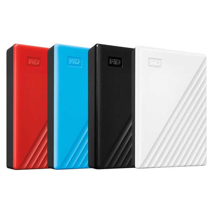 [CLEARANCE] Western Digital WD My Passport Slim External HDD Storage 1TB / 2TB / 4TB / 5TB Hard Disk Drive with USB 3.2 Gen 1 Interface, Security Password Protection, & Backup Software